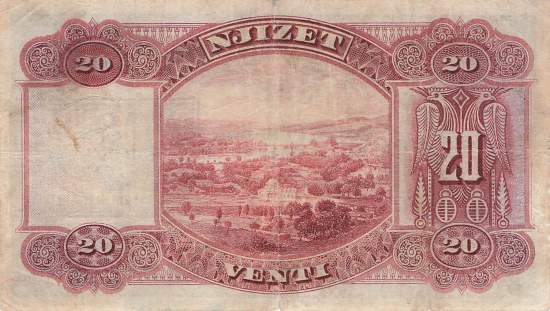 Albanien 20 Franka p12b 1945